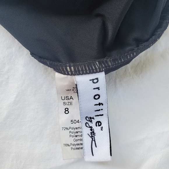 Black Rouched Bathing Suit: Profile by Gottex - Picture 5 of 5